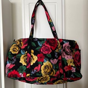 Vera Bradley, duffel bag rose, print